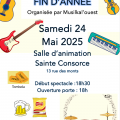 Affiche fete fin annee 2025