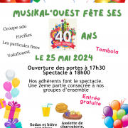 Musikal'ouest fête ses 40 ans